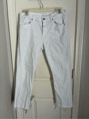 LOFT Women’s Slim Straight White Jeans
